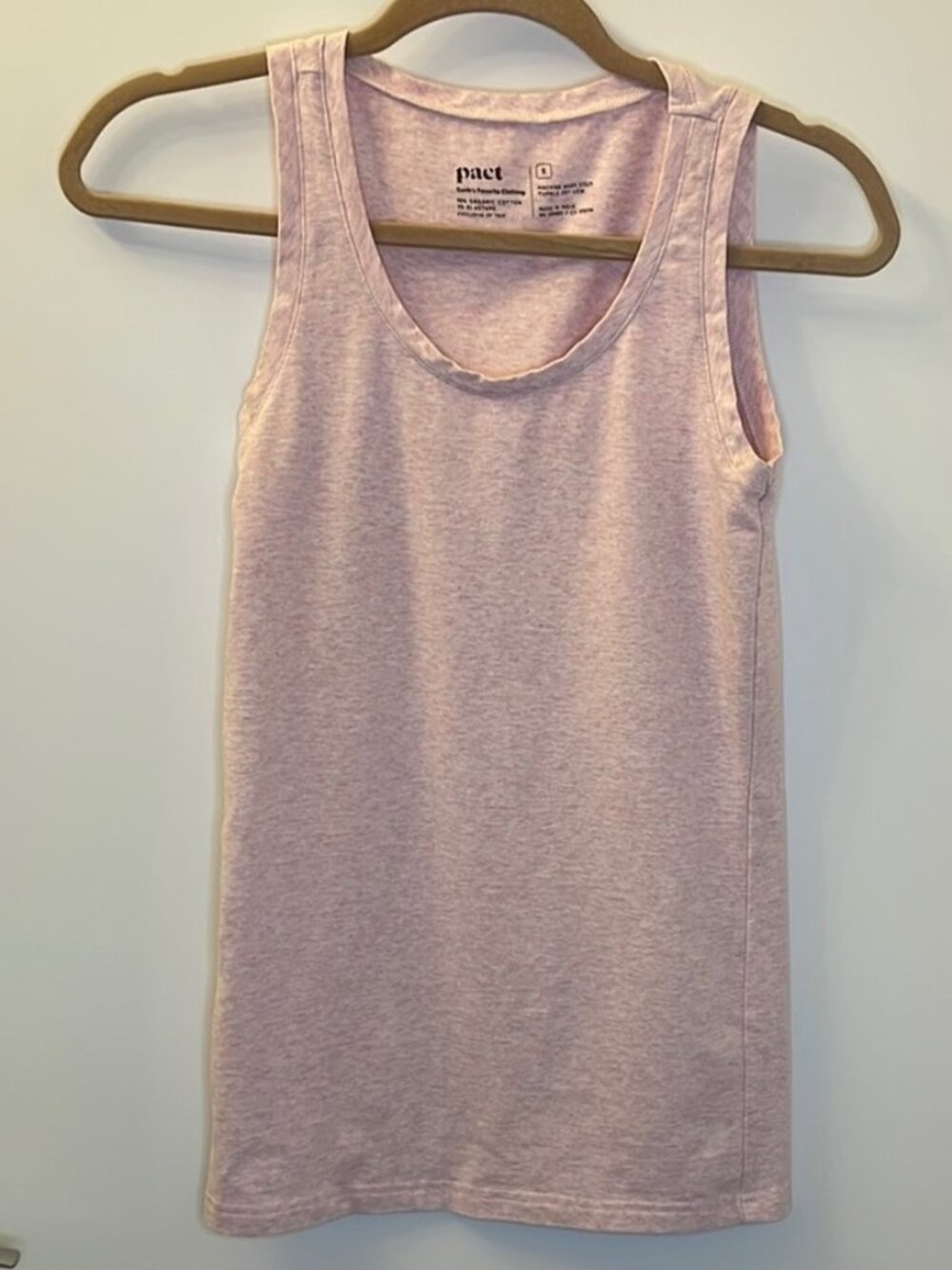 Pink Sleeveless Tank Top